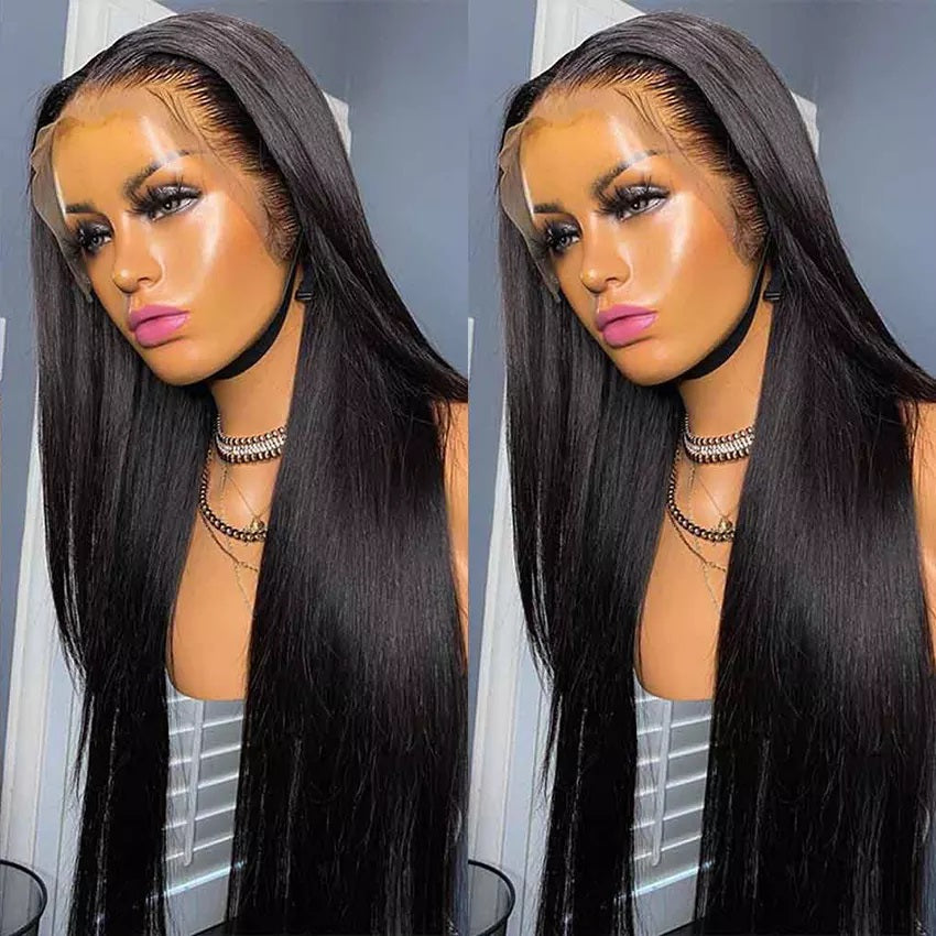 13x4 Transparent Lace Straight Wig - Litty & Pretty