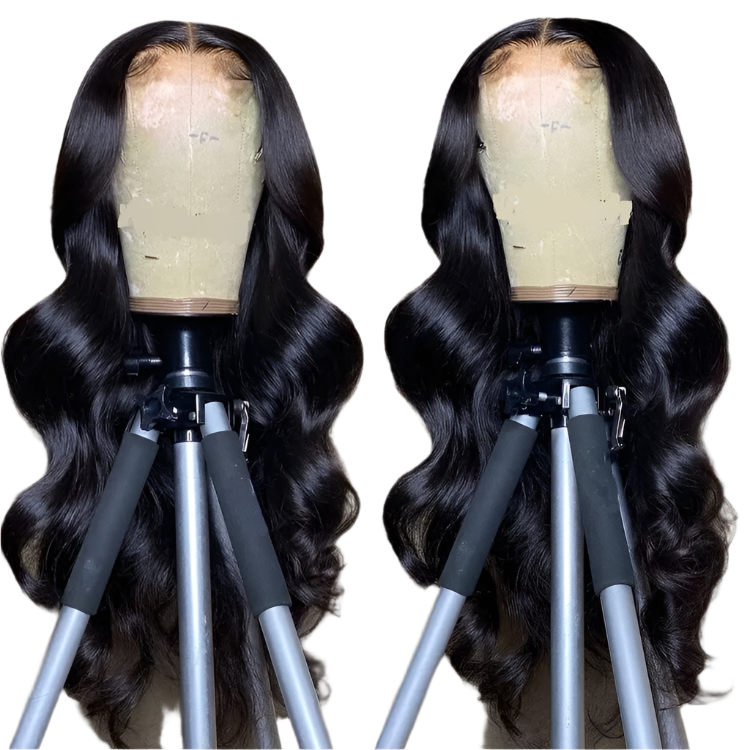 human hair body wave wig