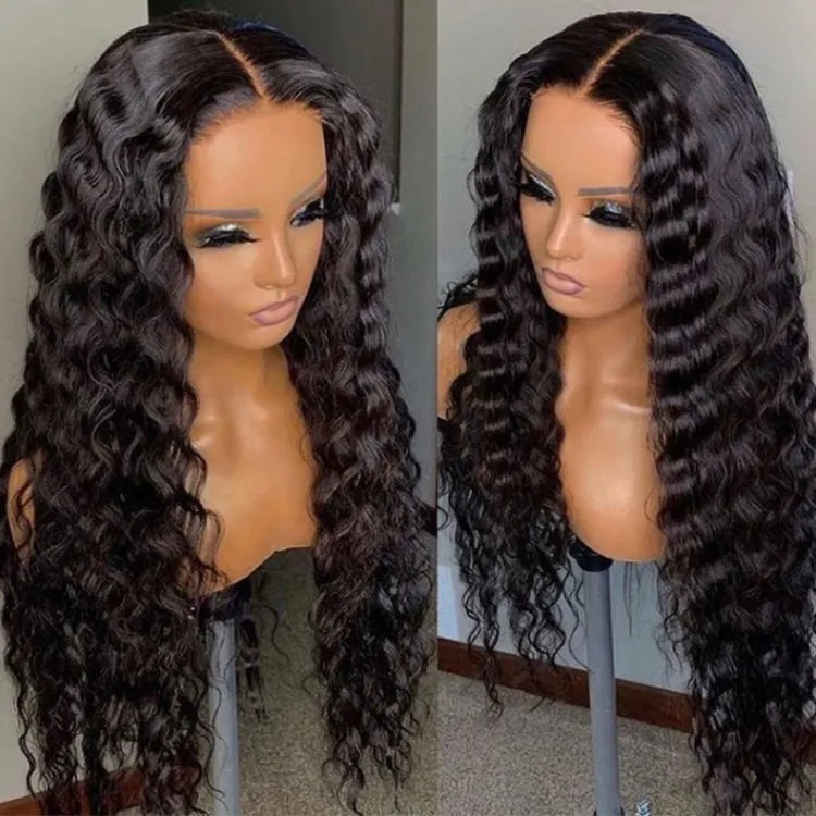 5x5 HD Lace Closure Water Wave Wig