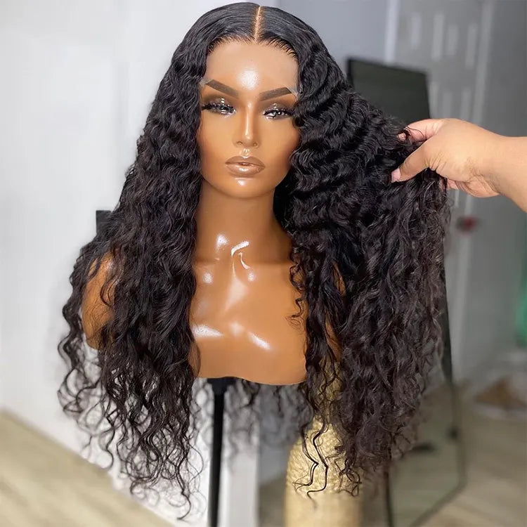 5x5 HD Lace Closure Water Wave Wig