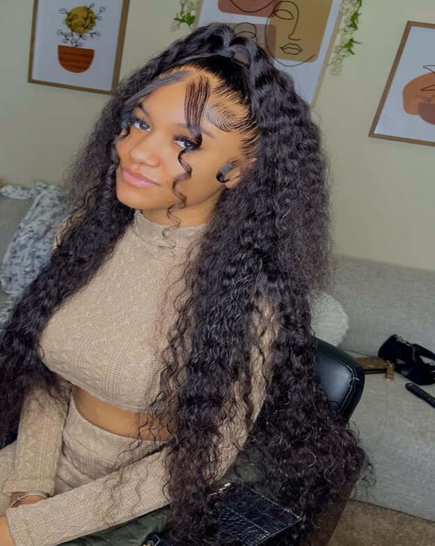 13x4 Swiss HD Lace Jerry Curl Wig - Litty & Pretty