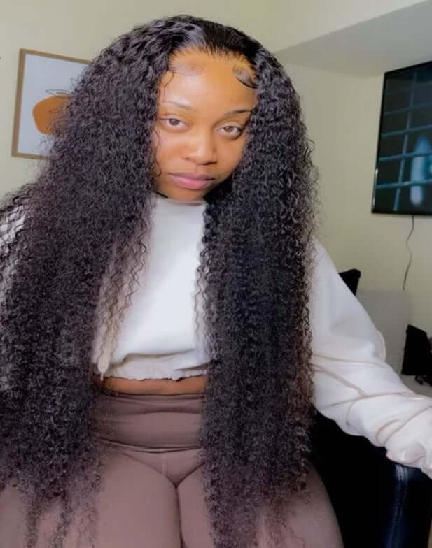 13x4 Swiss HD Lace Jerry Curl Wig - Litty & Pretty