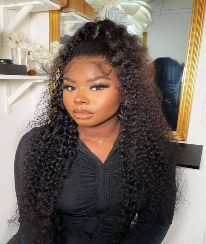 13x4 Swiss HD Lace Jerry Curl Wig - Litty & Pretty