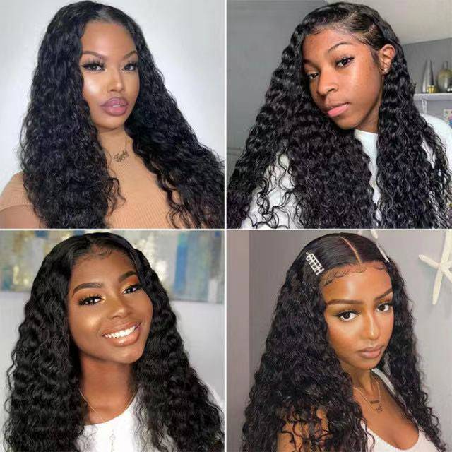 5x5 Swiss HD Lace Closure Virgin Brazilian Deep Wave Wig - Litty & Pretty