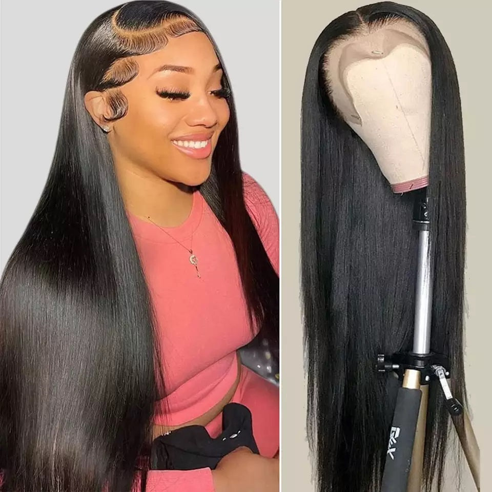 13x4 HD Lace Bone Straight Virgin Brazilian Wig - Litty & Pretty